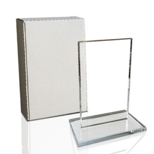 Galvano Cristal Rectangular LSA 11, vista 2 - Galvano Corporativo | MerchLAB