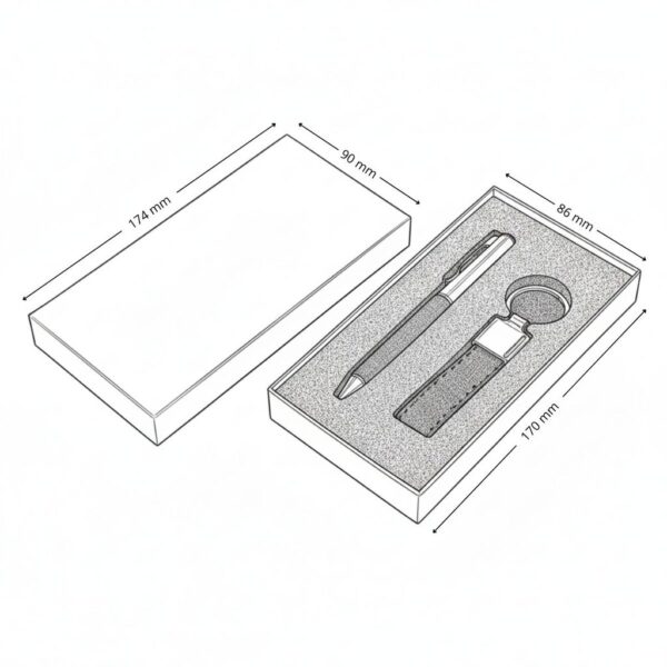 Set KALANI: Bolígrafo y Llavero - Lápices Personalizados | MerchLAB