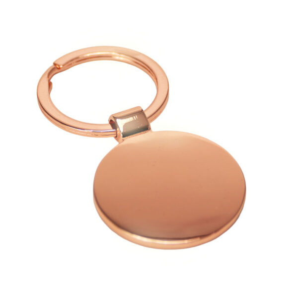 Llavero redondo encobrizado "COPPER" - Llaveros Metálicos | MerchLAB