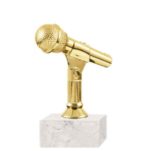 Trofeo plástico FR Micrófono