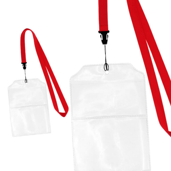 Lanyard Porta-Credencial, vista 2 - Lanyards e Identificación | MerchLAB