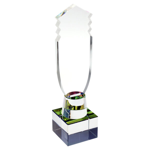 Trofeo Galvano Cristal Win, detalle - Galvano Corporativo | MerchLAB