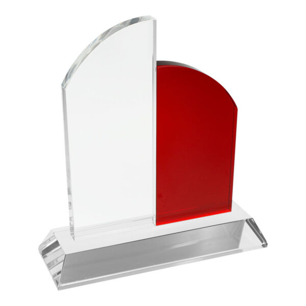 Trofeo Galvano Cristal Catedral, detalle - Galvano Corporativo | MerchLAB