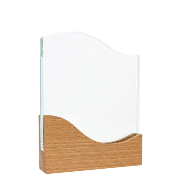 Trofeo Galvano de Madera y Cristal "Wave" - Imagen 5