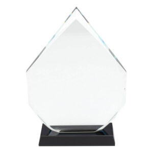 Trofeo Galvano de Cristal "Tear" - Galvano Corporativo | MerchLAB
