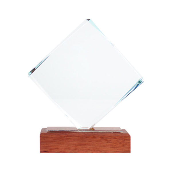 Trofeo Galvano de Madera y Cristal "Fischer" - Galvano Corporativo | MerchLAB