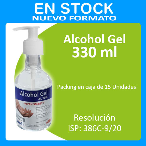 Alcohol Gel 330 ml. - Imagen 2