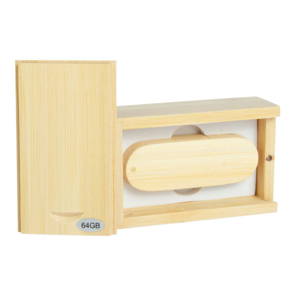 USB Pendrive 64GB de Bamboo, vista 2 - Pendrives | MerchLAB