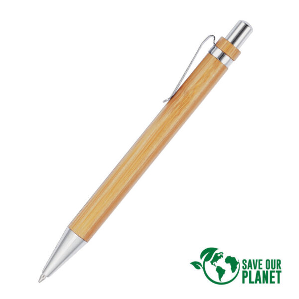 Bolígrafo de Bamboo, detalle - Bolígrafos Ecológicos | MerchLAB