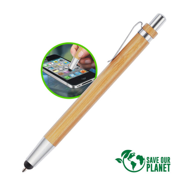 Bolígrafo de Bamboo, detalle - Bolígrafos Ecológicos | MerchLAB