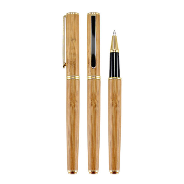 Deluxe Roller Pen Bamboo, vista 2 - Bolígrafos Ecológicos | MerchLAB