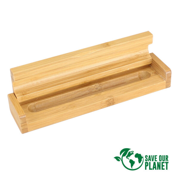 Estuche Porta-Lápiz de Bamboo, vista 2 - Bolígrafos Ecológicos | MerchLAB