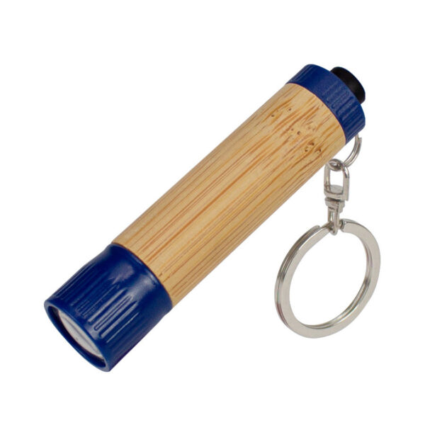 Llavero-Linterna LED cuerpo Bamboo, vista 2 - Llavero Linterna | MerchLAB