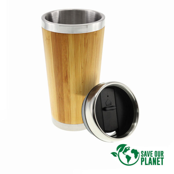 Mug de Bamboo 450cc, vista 2 - Tazones, Termos y Mugs | MerchLAB