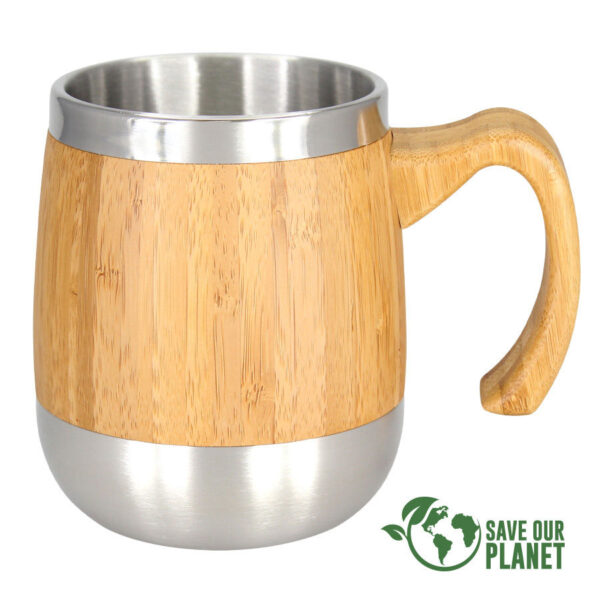 Tazón Cervecero de Bamboo 450cc, detalle - Tazones, Termos y Mugs | MerchLAB