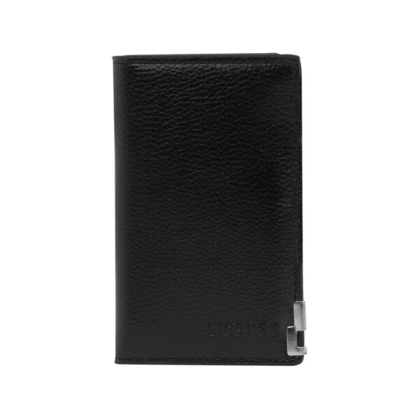 Porta-Tarjetas vertical de Eco-Cuero "LICENSE" - Accesorios | MerchLAB