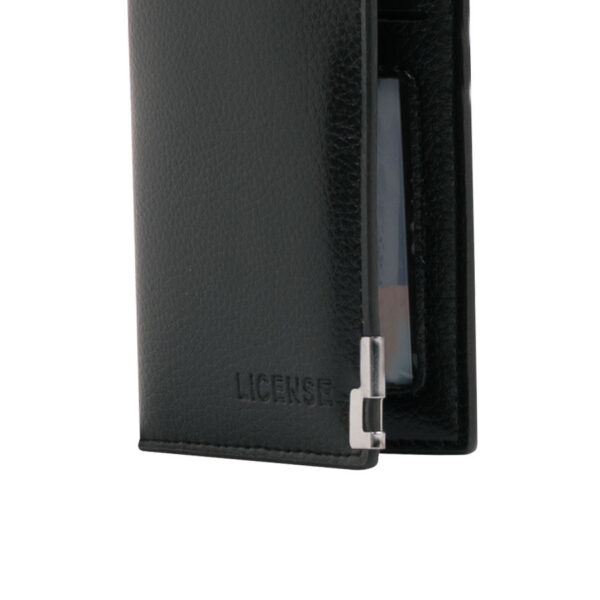 Porta-Tarjetas vertical de Eco-Cuero "LICENSE", detalle - Accesorios | MerchLAB