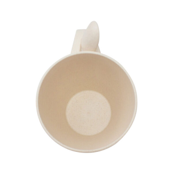 Mug de caña de Trigo con Cuchara 400cc, foto 4 - Tazones, Termos y Mugs | MerchLAB