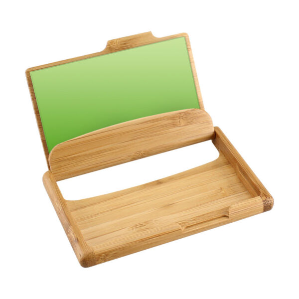 Tarjetero de Bamboo, vista 2 - Oficina y Escritorio | MerchLAB