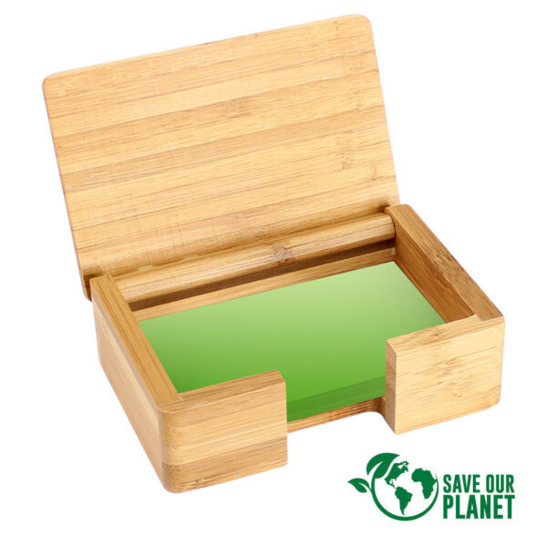 Tarjetero Sobremesa de Bamboo, detalle - Oficina y Escritorio | MerchLAB
