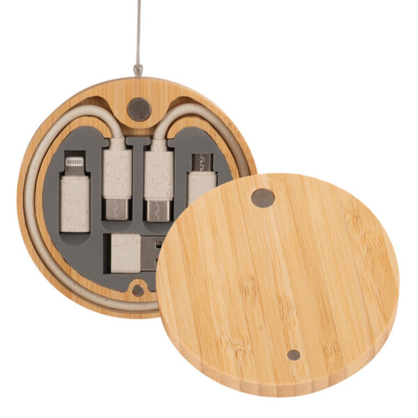 Connect Multicargador 6 en 1 de Bamboo y Trigo. - Tecnología y Electrónicos | MerchLAB