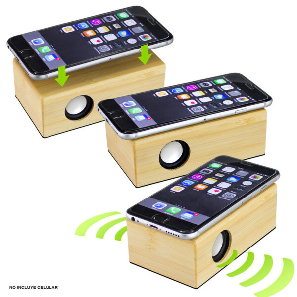 Parlante Inducción de Bamboo - Parlantes | MerchLAB