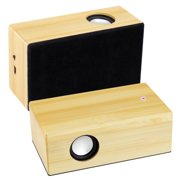 Parlante Inducción de Bamboo, vista 2 - Parlantes | MerchLAB