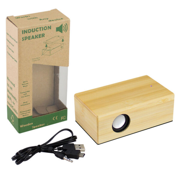 Parlante Inducción de Bamboo, foto 4 - Parlantes | MerchLAB