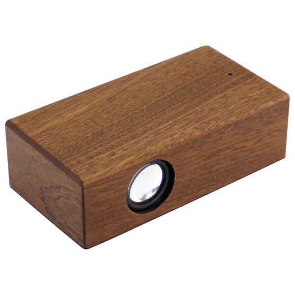 Parlante Grande Inducción Madera Nogal, vista 2 - Parlantes | MerchLAB