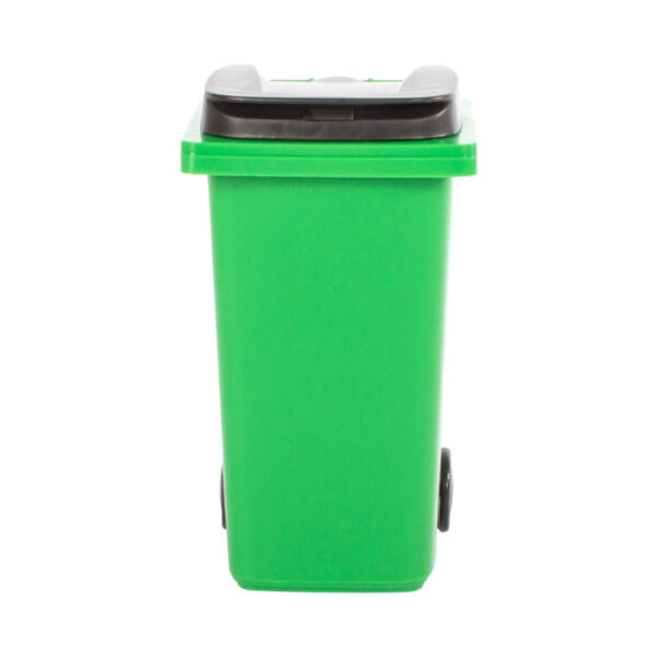 Mini Basurero Verde de Sobremesa, vista 2 - Oficina y Escritorio | MerchLAB