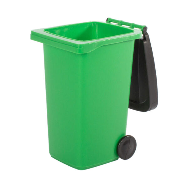 Mini Basurero Verde de Sobremesa, foto 4 - Oficina y Escritorio | MerchLAB