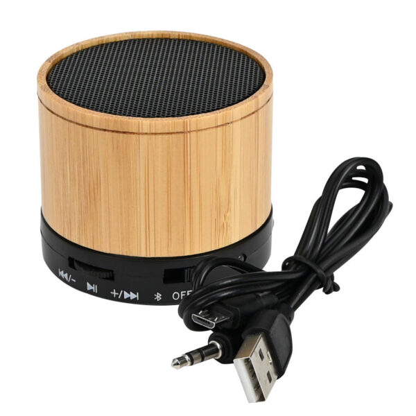 Parlante Altavoz Bluetooth de Bamboo "WAVE" - Parlantes | MerchLAB