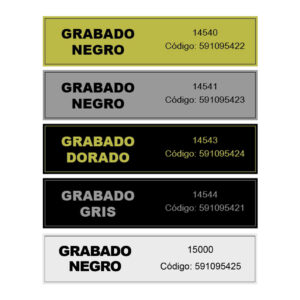 Placas Aluminio Bicapa, vista 2 - Placas | MerchLAB