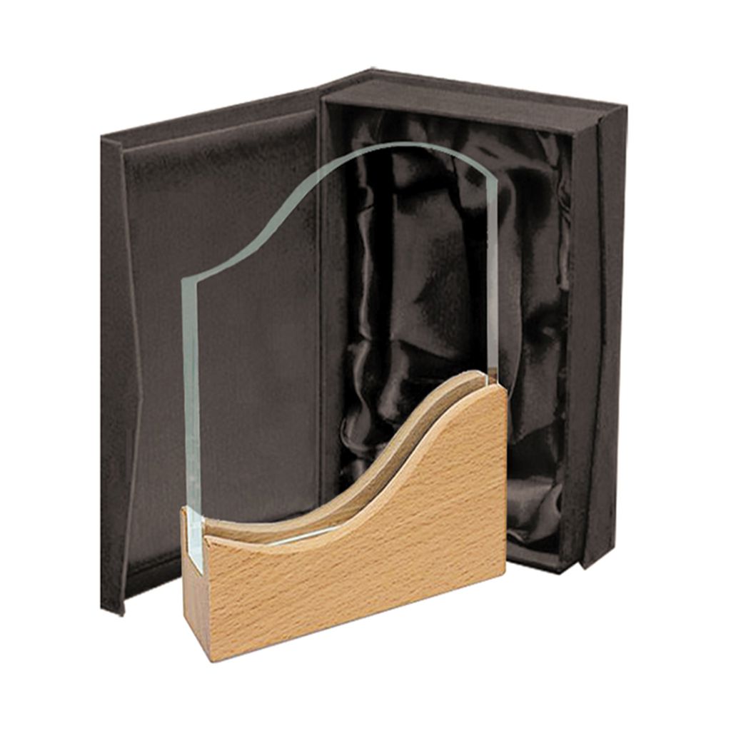 Galvano Cristal con Base de Madera BLAS 26 - Imagen 4
