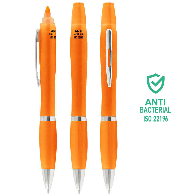 Bolígrafo Anti-Bacterial Destacador CO30 - Imagen 3