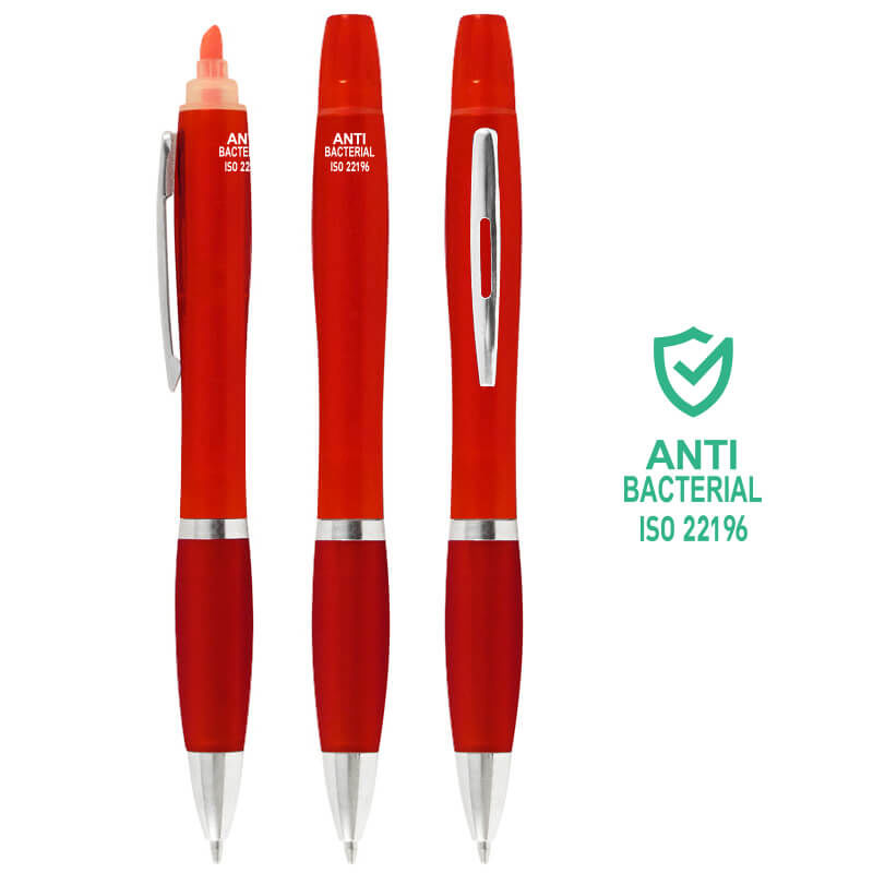 Bolígrafo Anti-Bacterial Destacador CO30 - Imagen 2
