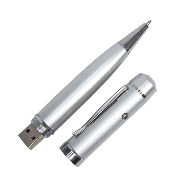 USB Bolígrafo Puntero Láser Pendrive 64GB, detalle - Lápices Personalizados | MerchLAB