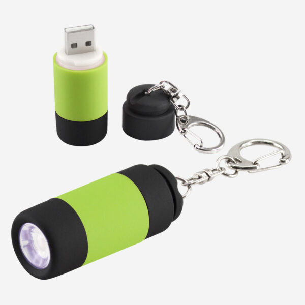 Llavero-Linterna LED Cargador USB, detalle - Llavero Linterna | MerchLAB