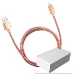 Cable Conector Apple Lightning Encobrizado T64