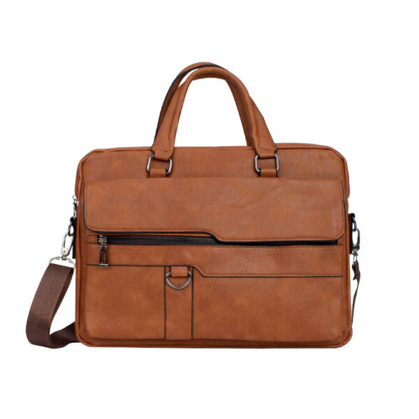 Maletín ejecutivo porta-notebook de Eco-cuero "BRONSON" 6.5L, vista 2 - Bolsos Corporativos