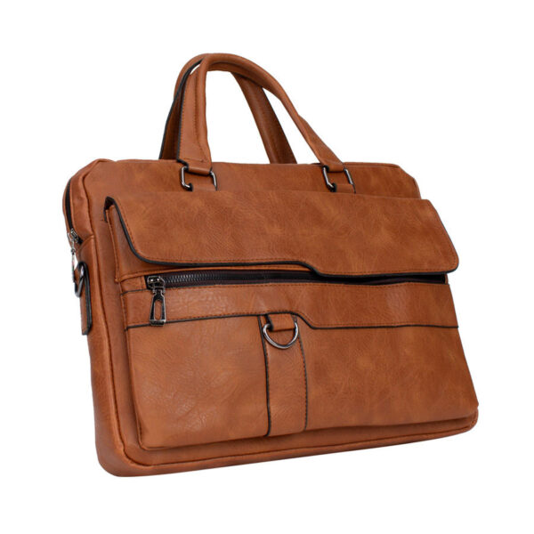 Maletín ejecutivo porta-notebook de Eco-cuero "BRONSON" 6.5L, foto 4 - Bolsos Corporativos