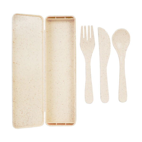 Set de 3 cubiertos Ecológico - Artículos para el Hogar | MerchLAB