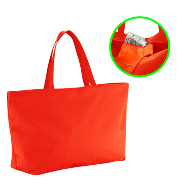Bolso de Playa de TNT, vista 2 - Bolsos Corporativos | MerchLAB