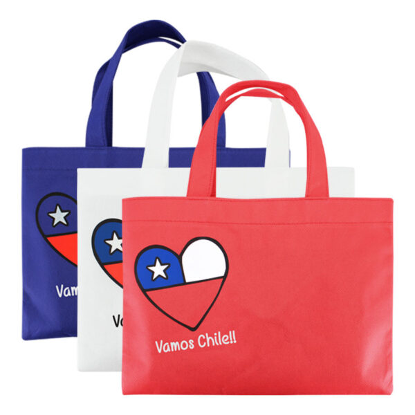Bolsa TNT Vamos Chile 4 Bolsa TNT Vamos Chile, foto 4 - Bolsas de TNT | MerchLAB