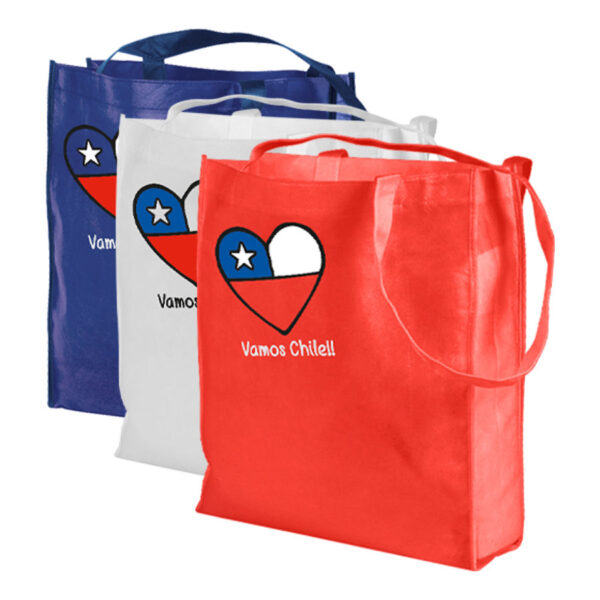 Bolsa TNT Vamos Chile 4 Bolsa TNT Vamos Chile, foto 4 - Bolsas de TNT | MerchLAB