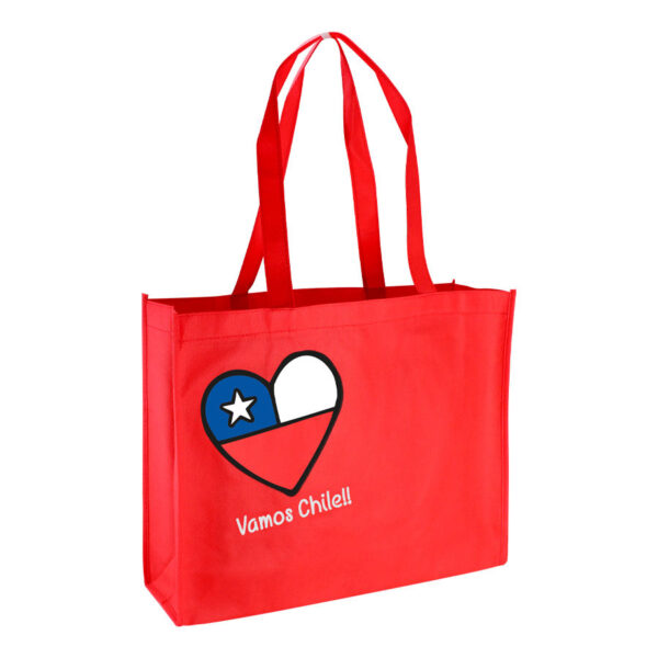 Bolsa TNT Vamos Chile, detalle - Bolsas de TNT | MerchLAB