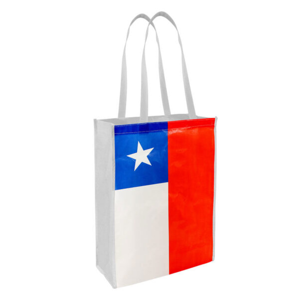 Bolsa TNT Bandera Chilena Mediana, vista 2 - Bolsas de TNT | MerchLAB