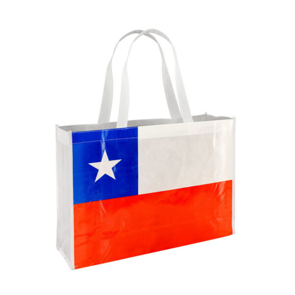 Bolsa TNT Bandera Chilena Grande, vista 2 - Bolsas de TNT | MerchLAB