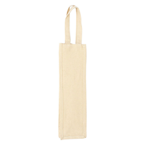Bolsa Botella Vino 100% Algodón Canvas, vista 2 - Bolsas de Algodón | MerchLAB