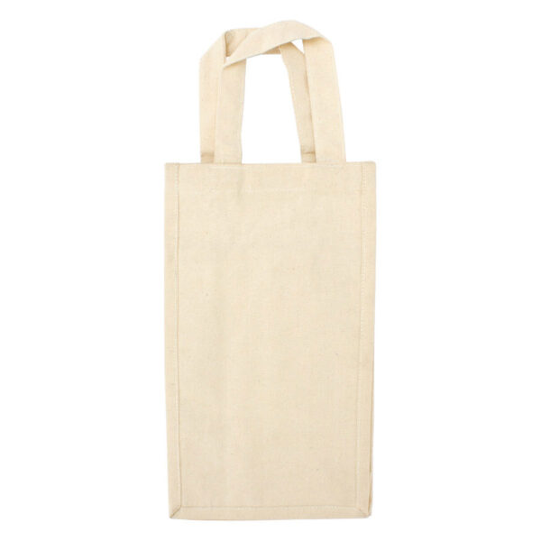 Bolsa 2 Botellas de Vino 100% Algodón, detalle - Bolsas de Algodón | MerchLAB